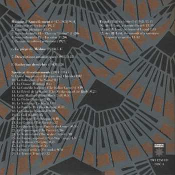 4CD/Set di cofanetti Erik Satie: Art Works 1892-1924