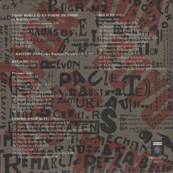 4CD/Set di cofanetti Erik Satie: Art Works 1892-1924