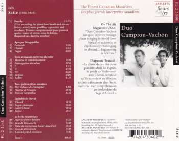 CD Erik Satie: Complete Work For Piano Four Hands
