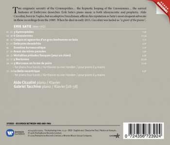 CD Erik Satie: Satie: Works For Piano