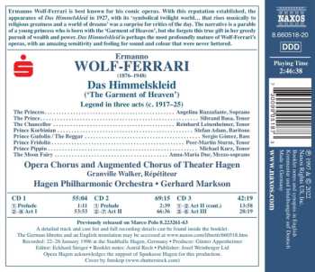 3CD Ermanno Wolf-Ferrari: Das Himmelskleid