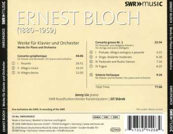 CD Ernest Bloch: Works For Piano And Orchestra