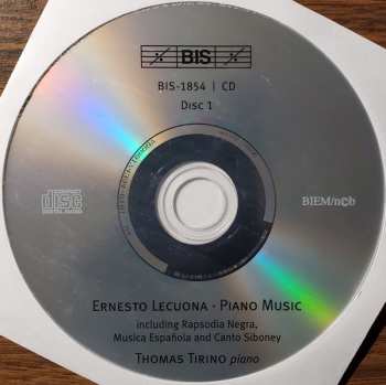6CD/Set di cofanetti Ernesto Lecuona: Ernesto Lecuona-The Piano Music-Selected Songs
