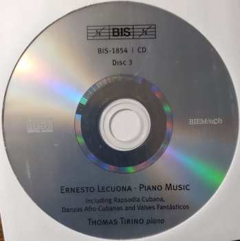6CD/Set di cofanetti Ernesto Lecuona: Ernesto Lecuona-The Piano Music-Selected Songs