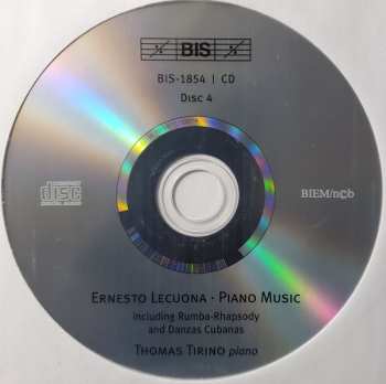 6CD/Set di cofanetti Ernesto Lecuona: Ernesto Lecuona-The Piano Music-Selected Songs