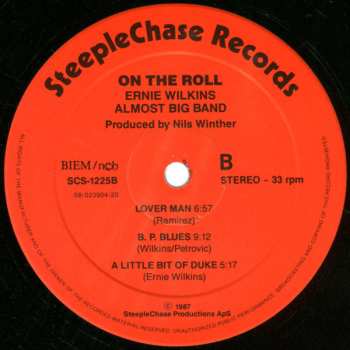 LP Ernie Wilkins Almost Big Band: On The Roll 