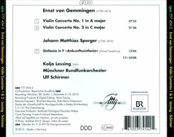 CD Münchner Rundfunkorchester: Violin Concertos 1 & 2 ∙ Sinfonia In F