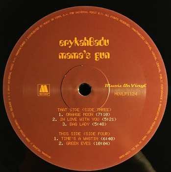 2LP Erykah Badu: Mama's Gun