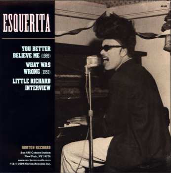 SP Esquerita: You Better Believe Me