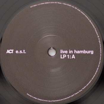 4LP/Set di cofanetti E.S.T.: Live In Hamburg LTD