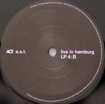 4LP/Set di cofanetti E.S.T.: Live In Hamburg LTD