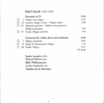 CD BBC Philharmonic: Concerto For Violin, Horn & Orchestra • Serenade