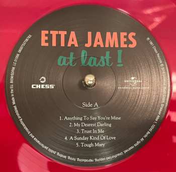 LP Etta James: At Last! CLR | LTD