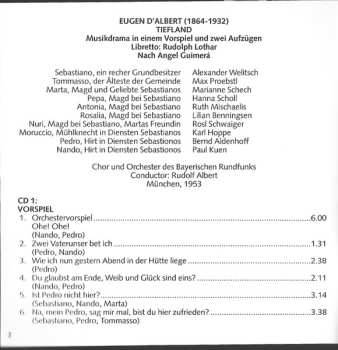 2CD Eugen D'Albert: Tiefland