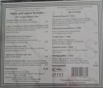 2CD Wolfgang Rihm: Velte Und Seine Schüler