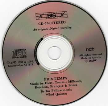 CD Jacques Ibert: Printemps