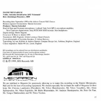 CD نيسم جلال: 6 Sonatas For Solo Violin, Op.27