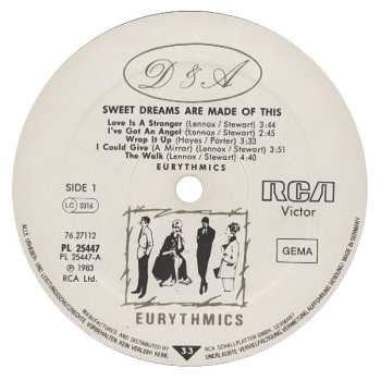 LP Eurythmics: Sweet Dreams Are Made Of This