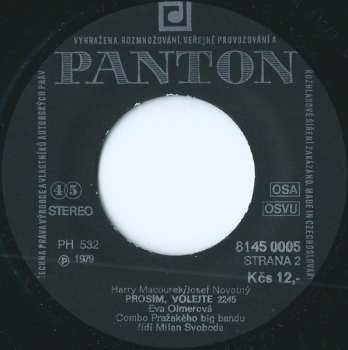 SP Eva Olmerová: Tvou Lásku / Prosím, Volejte 2245