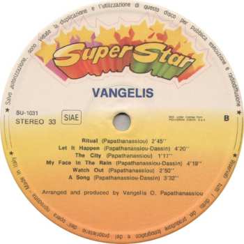 LP Evangelos Papathanassiou: Vangelis