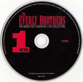3CD Everly Brothers: The Absolutely Essential 3 CD Collection