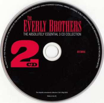 3CD Everly Brothers: The Absolutely Essential 3 CD Collection