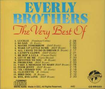 CD Everly Brothers: The Very Best Of Everly Brothers