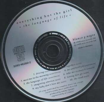 CD Everything but the Girl: The Language Of Life