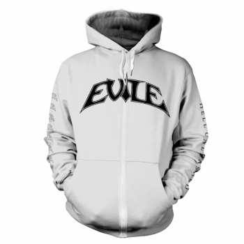 Merch Evile: Felpa con cerniera Hell Unleashed (white)