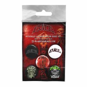 Merch Evile: Set Spillette Evile Button Badge Set