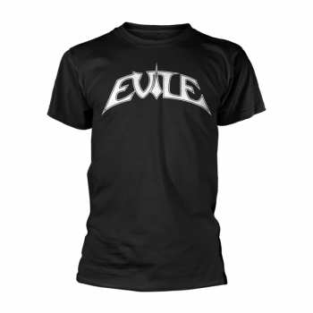 Merch Evile: Maglietta Logo Evile (black Ts/white Print)