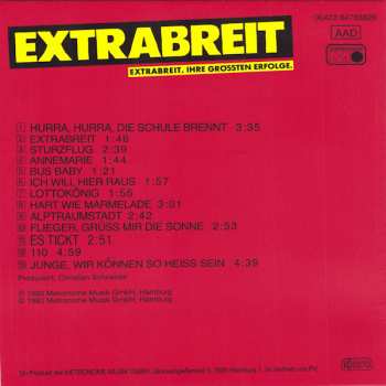 5CD/Set di cofanetti Extrabreit: 5 Original Albums