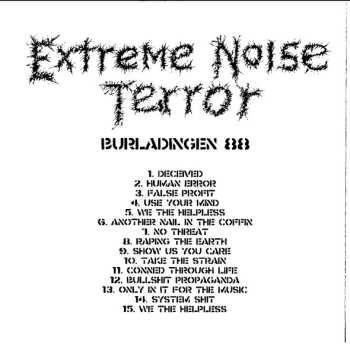 LP Extreme Noise Terror: Burladingen 88