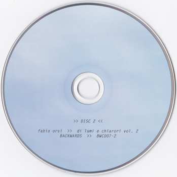 4CD/Set di cofanetti Fabio Orsi: Di Lumi E Chiarori LTD