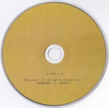 4CD/Set di cofanetti Fabio Orsi: Di Lumi E Chiarori LTD