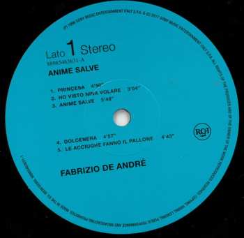 3LP/Set di cofanetti Fabrizio De André: Anime Salve Legacy Edition