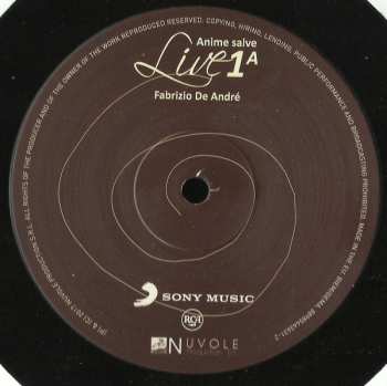 3LP/Set di cofanetti Fabrizio De André: Anime Salve Legacy Edition