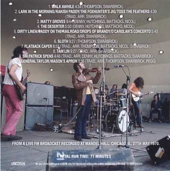 CD Fairport Convention: Chicago 1970