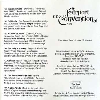 4CD/Set di cofanetti Fairport Convention: Fairport Unconventional