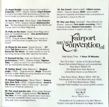 4CD/Set di cofanetti Fairport Convention: Fairport Unconventional