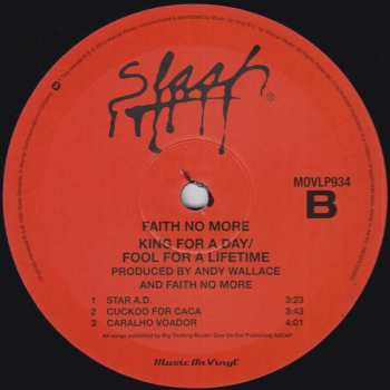 2LP Faith No More: King For A Day Fool For A Lifetime
