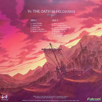 3LP/Set di cofanetti Falcom Sound Team Jdk: Ys: The Oath In Felghana Original Soundtrack + LTD | CLR