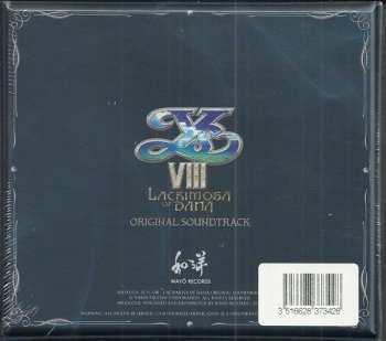 3CD/Set di cofanetti Falcom Sound Team Jdk: Ys VIII: Lacrimosa Of Dana