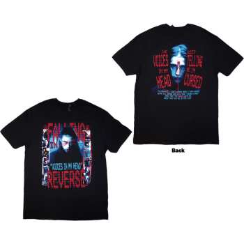 Merce Falling In Reverse: Falling In Reverse Unisex T-shirt: Voice Collage (back Print) (small) S