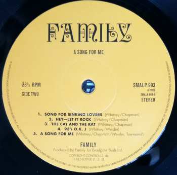 LP Family: A Song For Me LTD