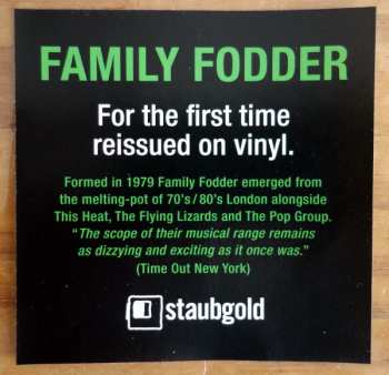 LP Family Fodder: Schizophrenia Party (Director's Cut) LTD