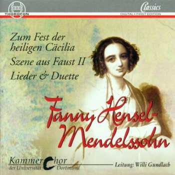 CD Fanny Mendelssohn Hensel: Chorlieder,duette,terzette