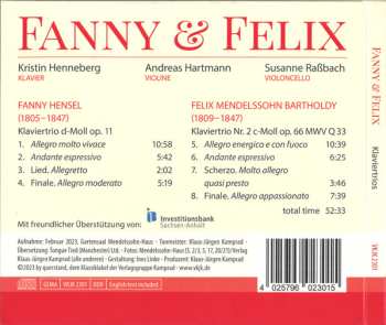 CD Felix Mendelssohn-Bartholdy: Klaviertrios