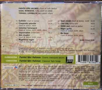 CD Farhôd Qôri Halimov: Ouzbekistan: Chants Classiques Tadjiks = Uzbekistan: Classical Tajik Songs