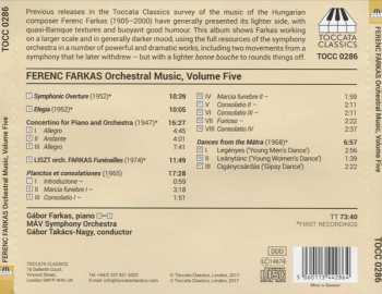 CD MÁV Szimfónikus Zenekar: Orchestral Music, Volume Five